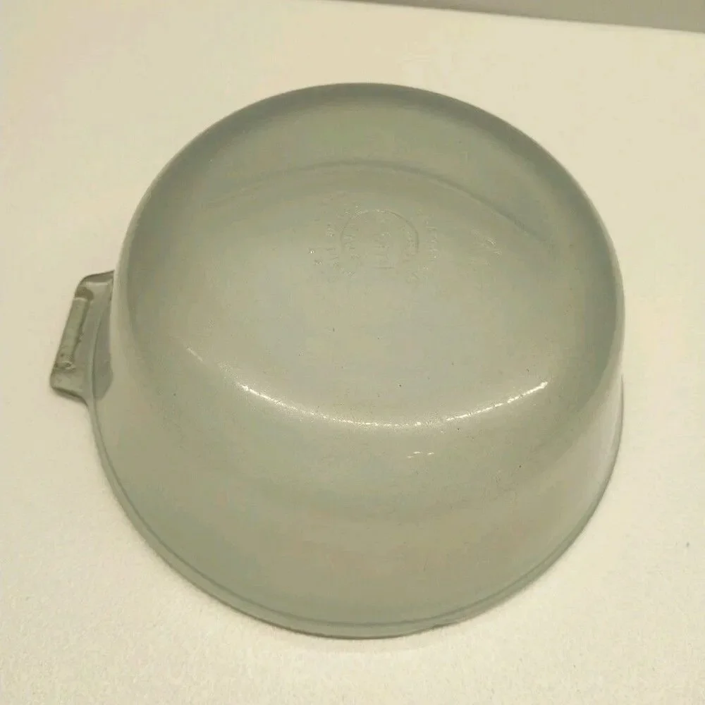 Vintage Pyrex Flameware 822 823 Smoke Gray Glass Casserole Bowls Set of 2